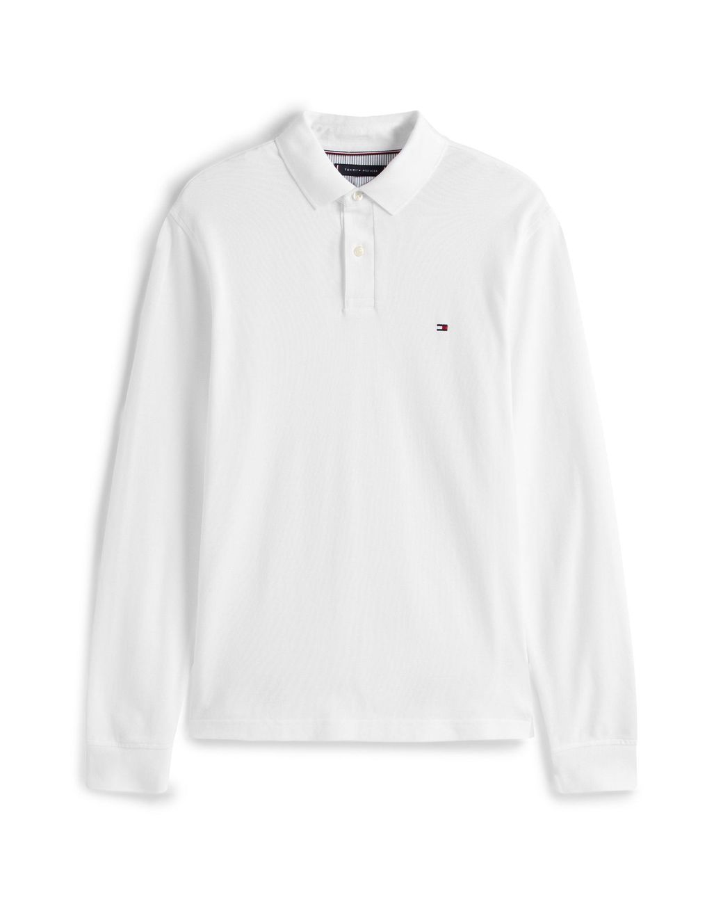 Tommy Hilfiger White 1985 Regular Long Sleeve Polo Shirt for men