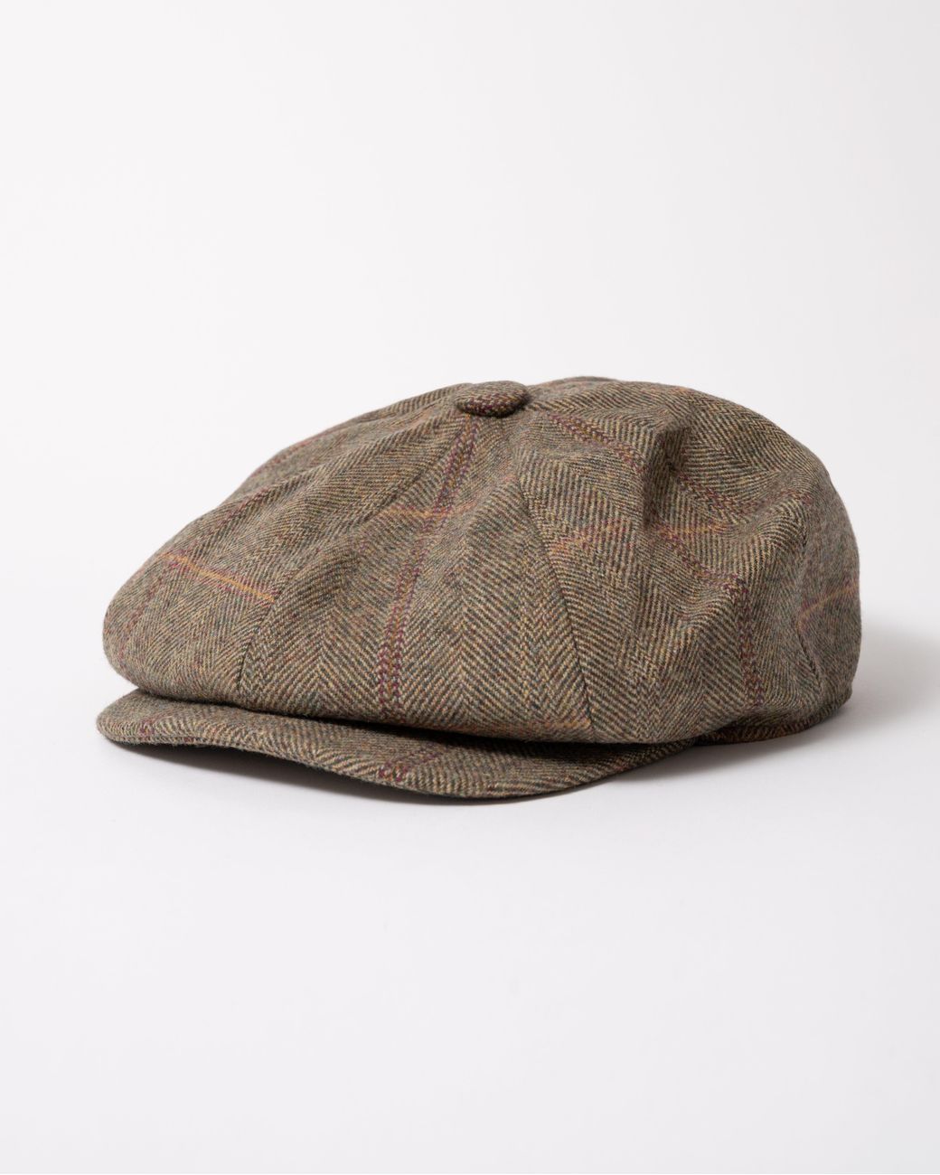 Joules Brown Harrogate Tweed Baker Boy Cap
