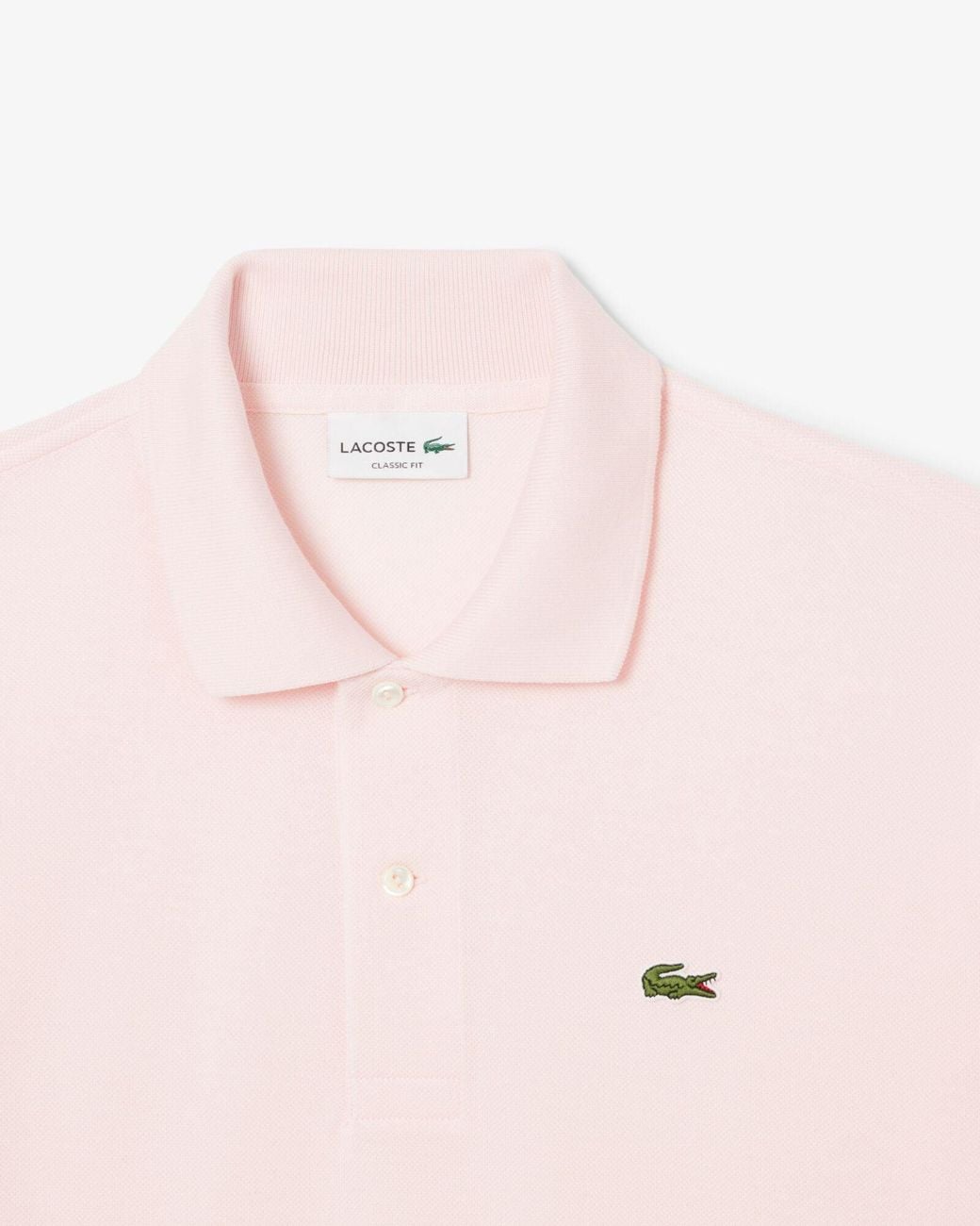 Lacoste White Classic Fit L.12.12 Short Sleeve Polo Shirt for men