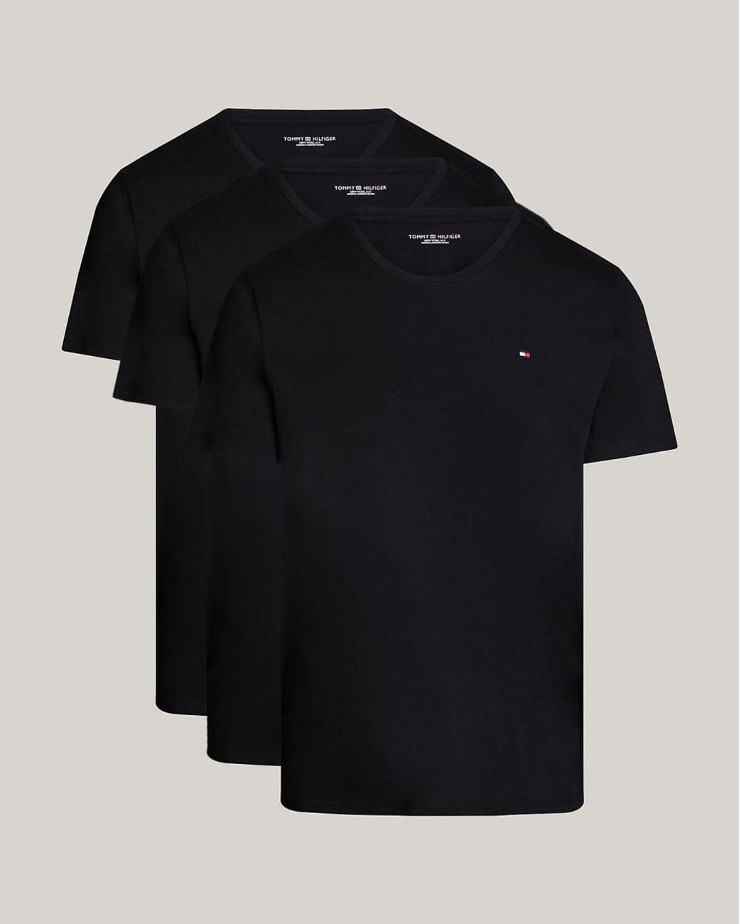 Tommy Hilfiger Black 3 Pack T-Shirts for men