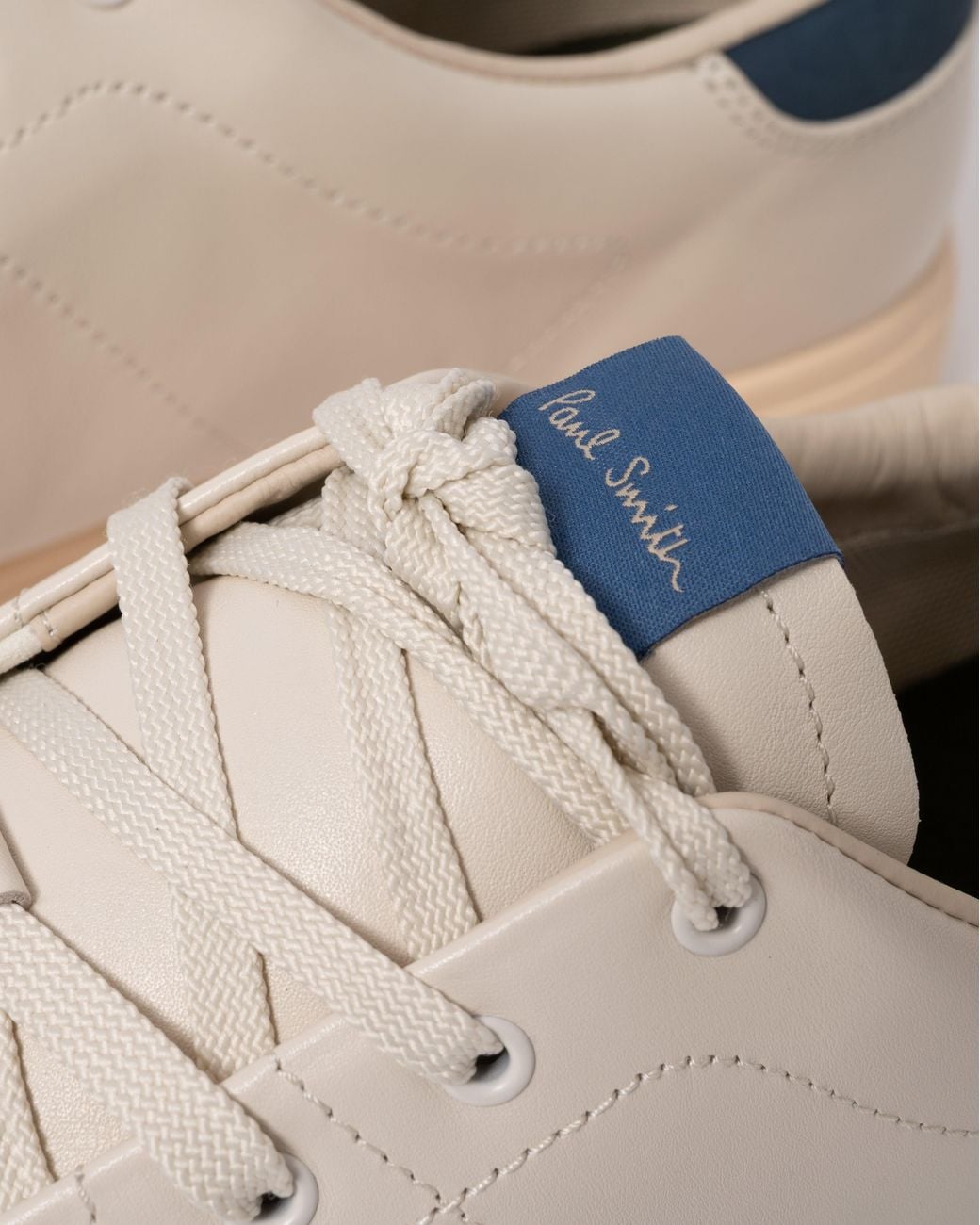 Paul Smith Natural Ps Chip Leather Trainers for men