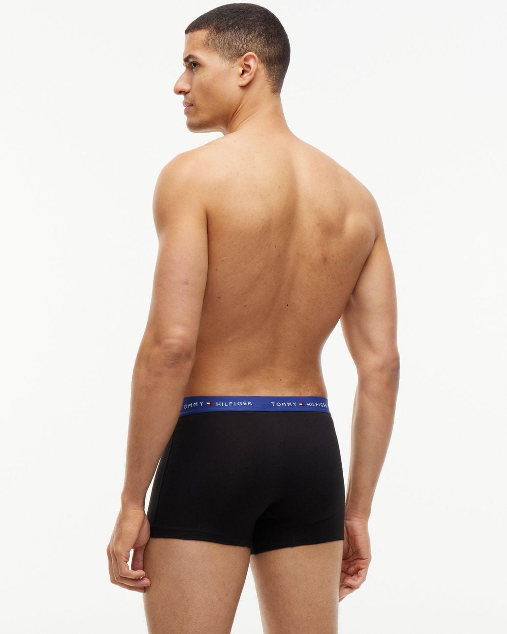 Tommy Hilfiger Blue 3-Pack Logo Waistband Trunks for men