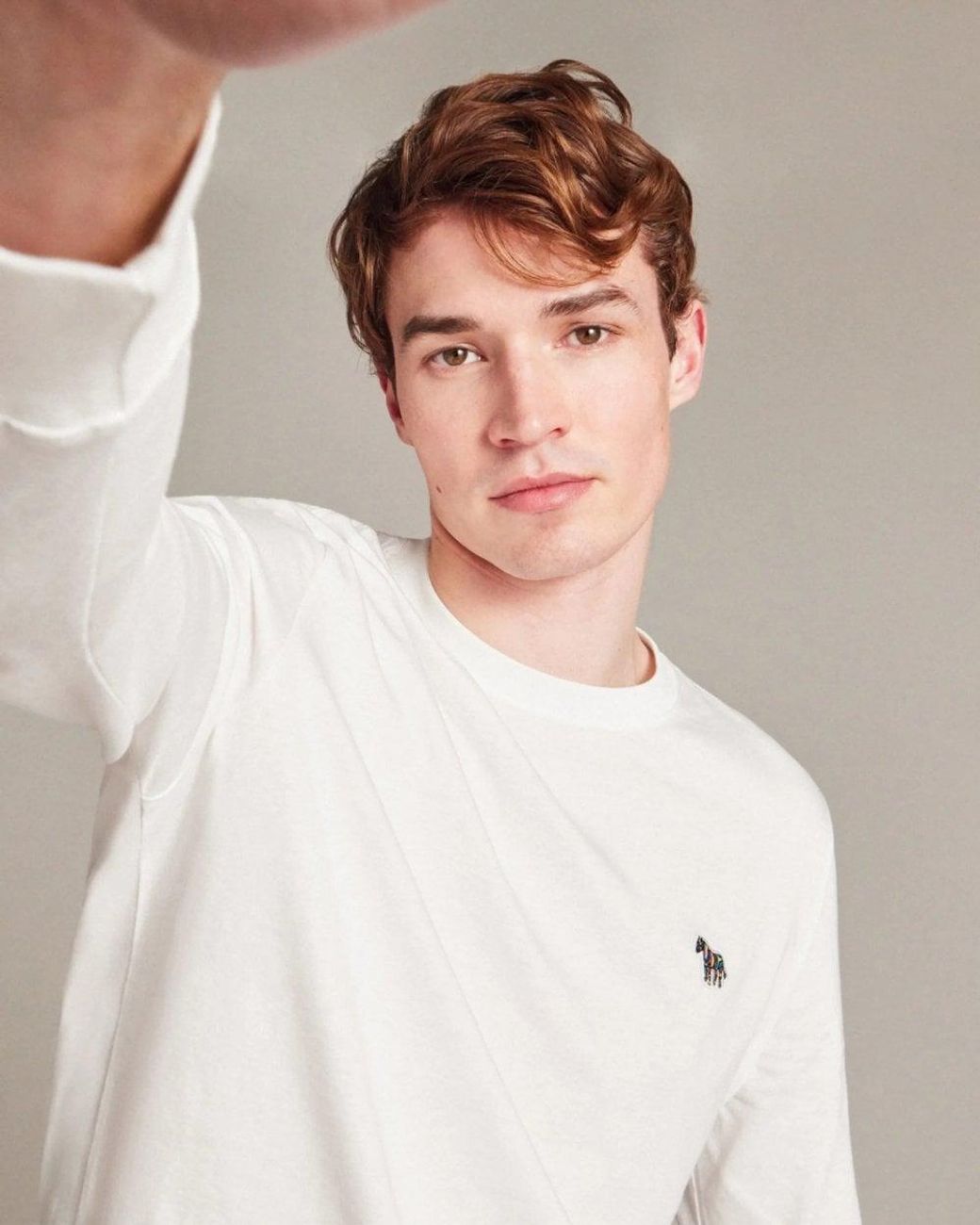 Paul Smith White Ps Regular Fit Jigsaw Zebra T-Shirt for men