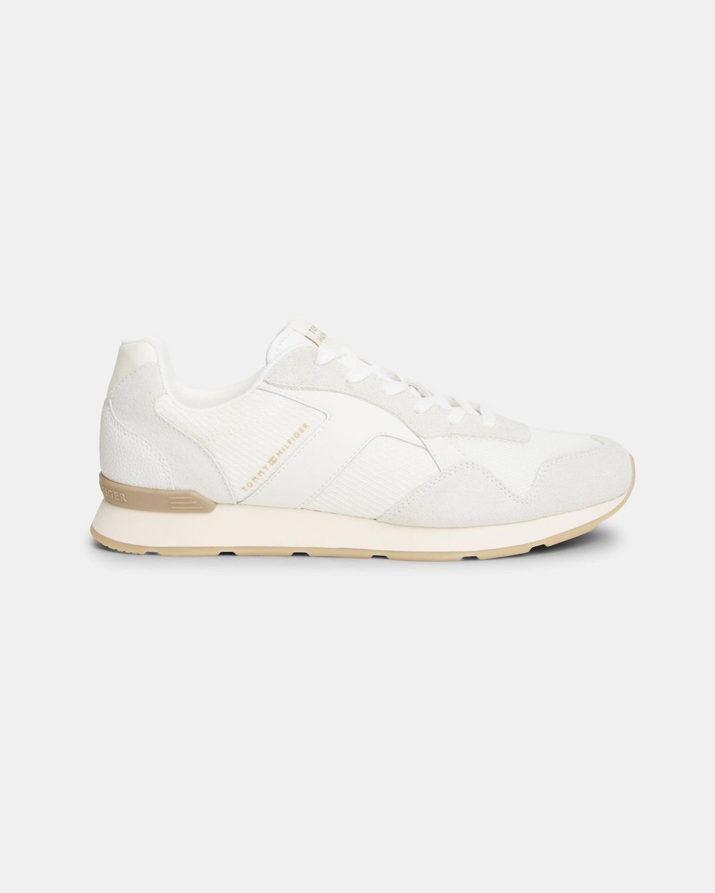 Tommy Hilfiger White Th Core Mix Trainers for men