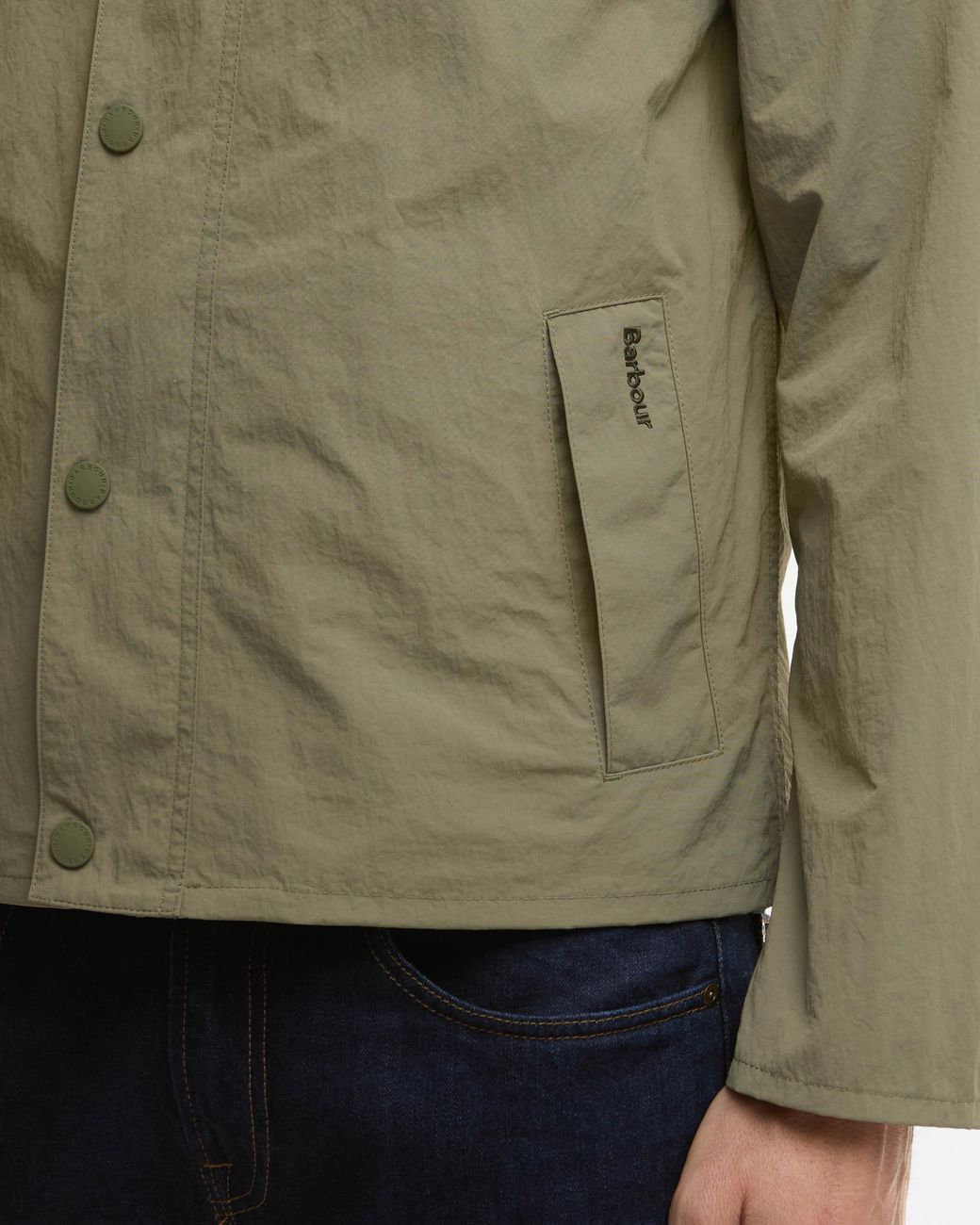 Barbour Green Tracker Showerproof Jacket for men