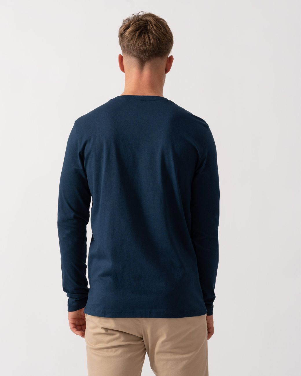 Boss Blue Tacks Long Sleeve T-Shirt for men