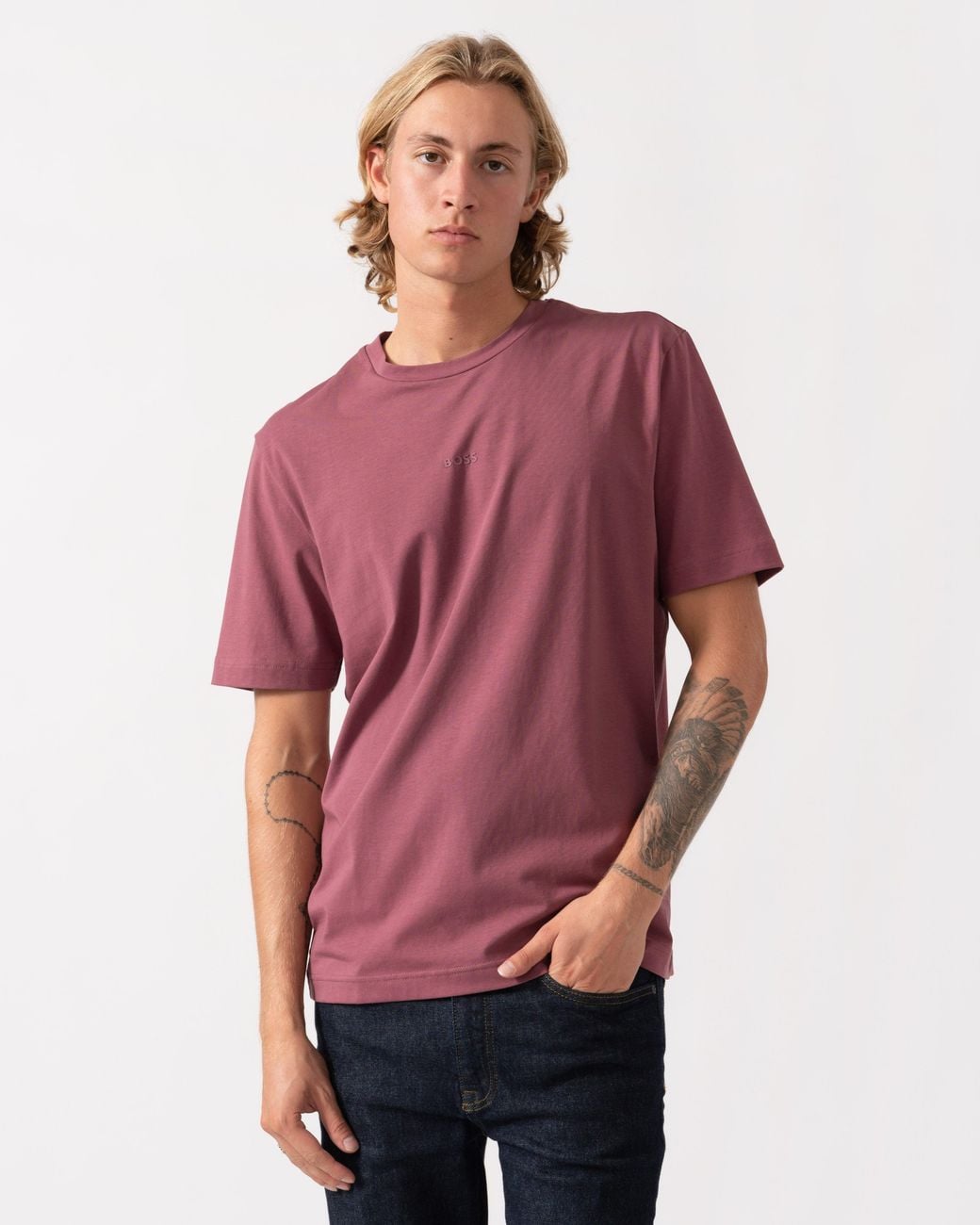 Boss Red Tchup Crew Neck Small Logo T-Shirt for men