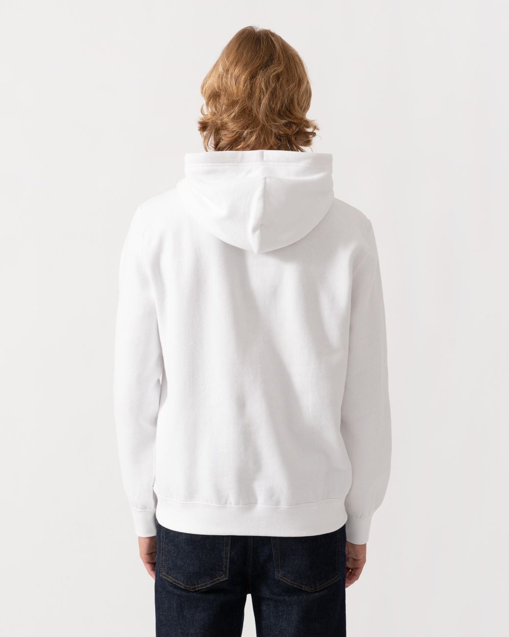 Tommy Hilfiger White Essential Fleece Hoodie for men