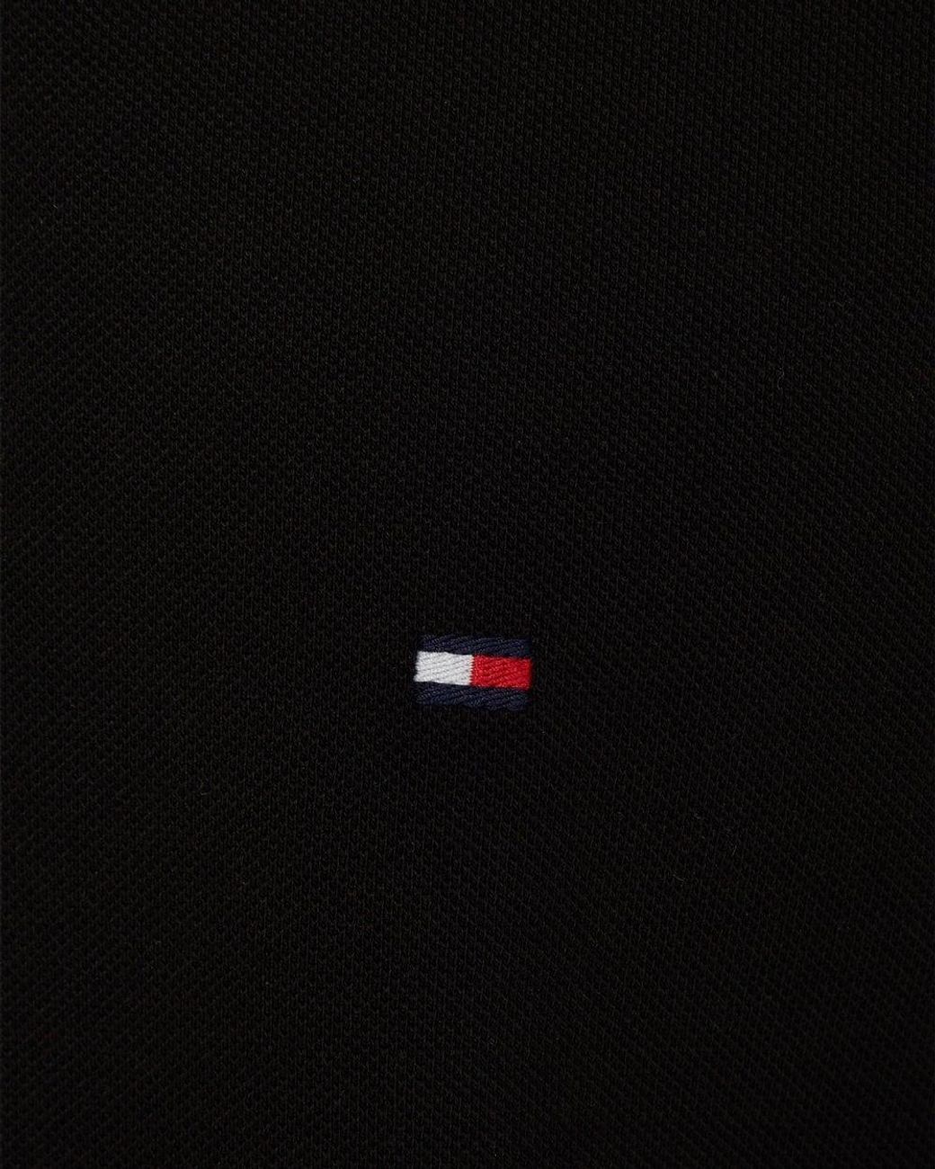Tommy Hilfiger Black 1985 Regular Long Sleeve Polo Shirt for men