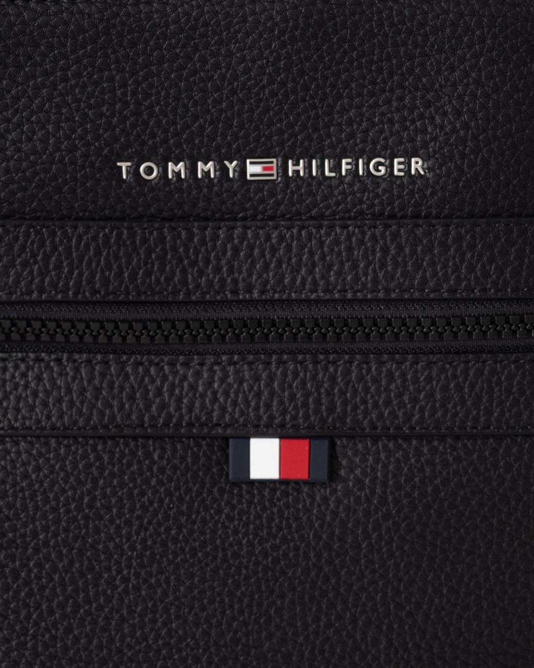 Tommy Hilfiger Black Essential Pu Crossover Bag for men