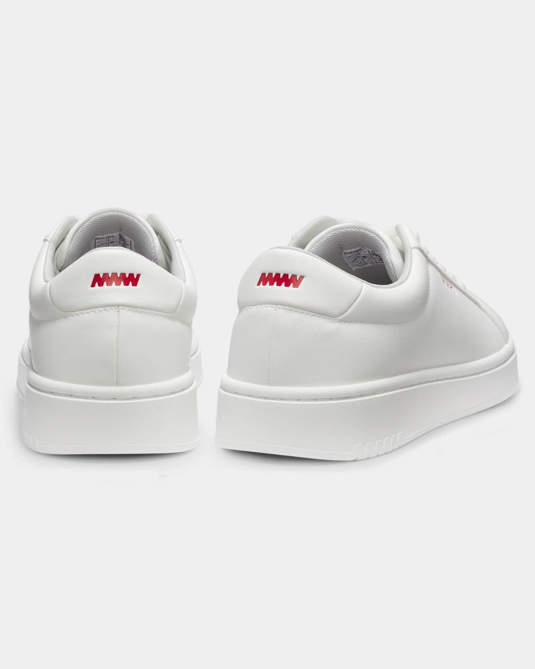 HUGO White Neston Contrast-Logo Trainers for men