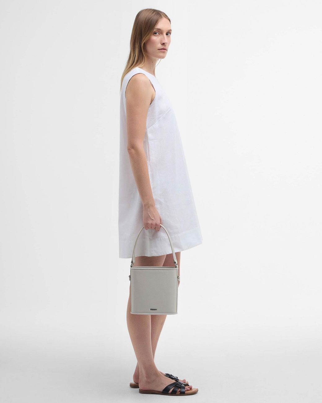 Barbour White Lucy Mini Dress