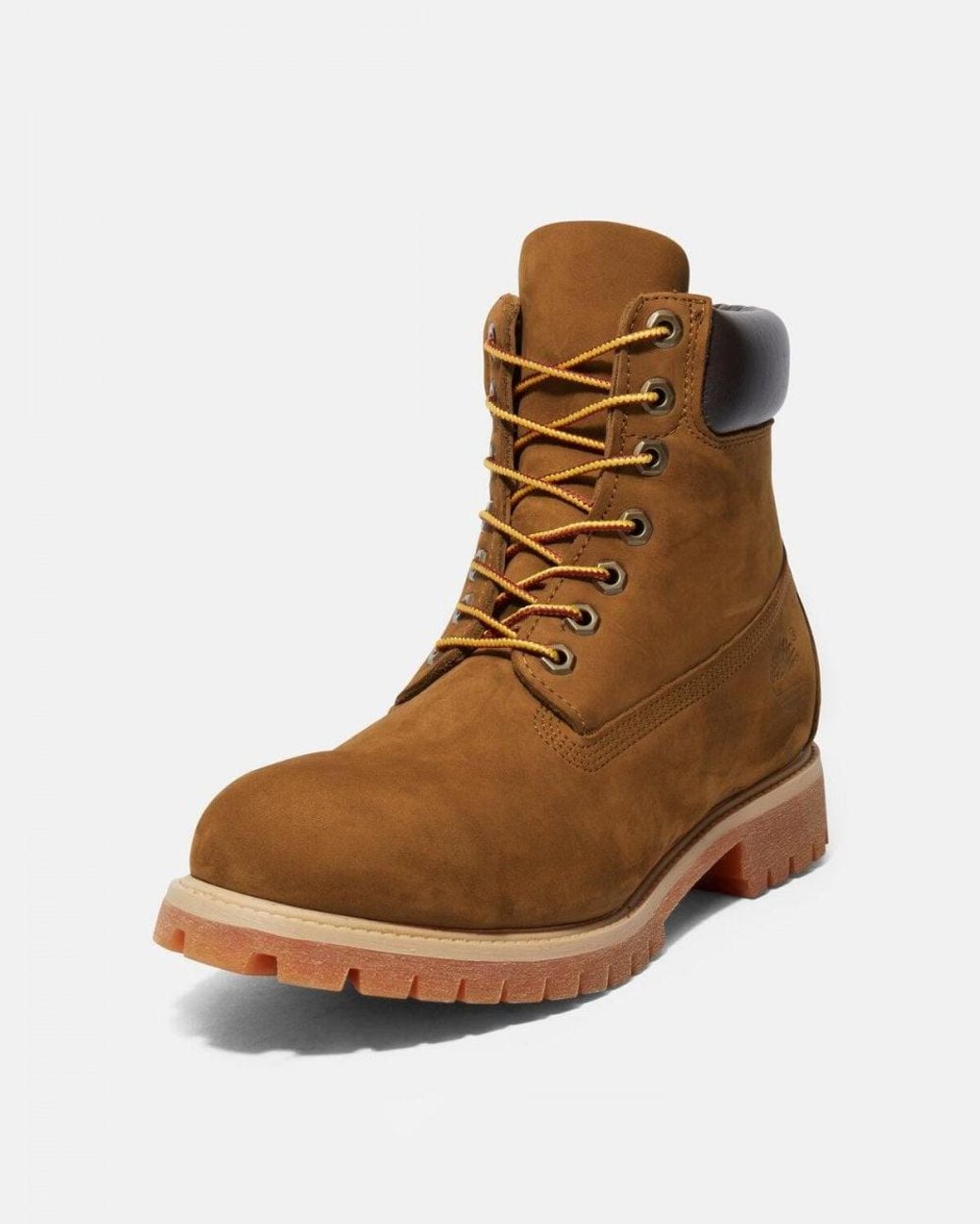 Timberland Brown 6 Premium Waterproof Boot (Wheat Nubuck Leather) Lace-Up Boots for men