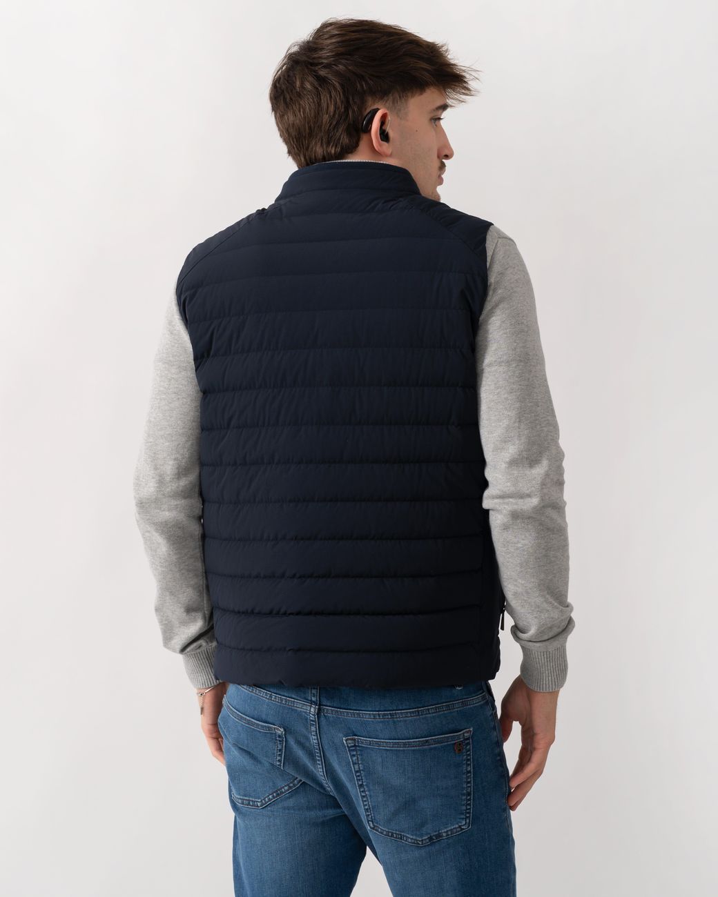 Belstaff Blue Chassis Gilet for men