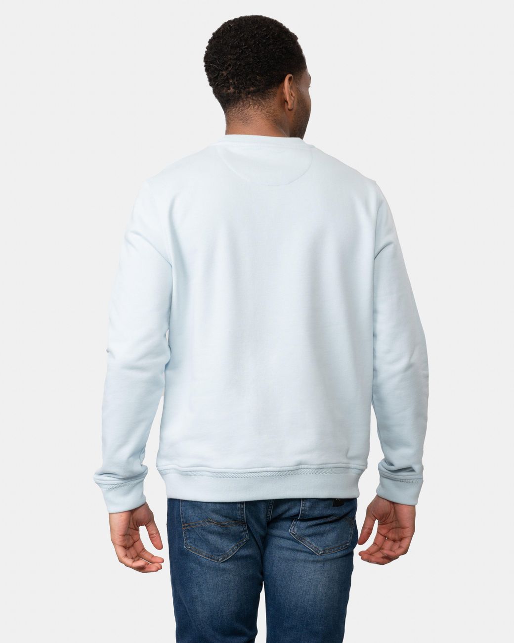 Belstaff White Crew Neck Sweatshirt With Logo Patch for men