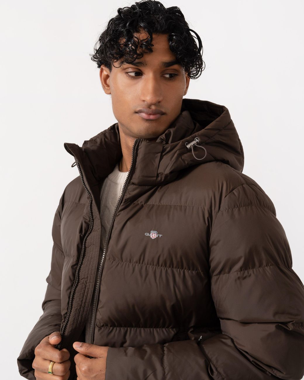 Gant Brown Active Cloud Jacket for men