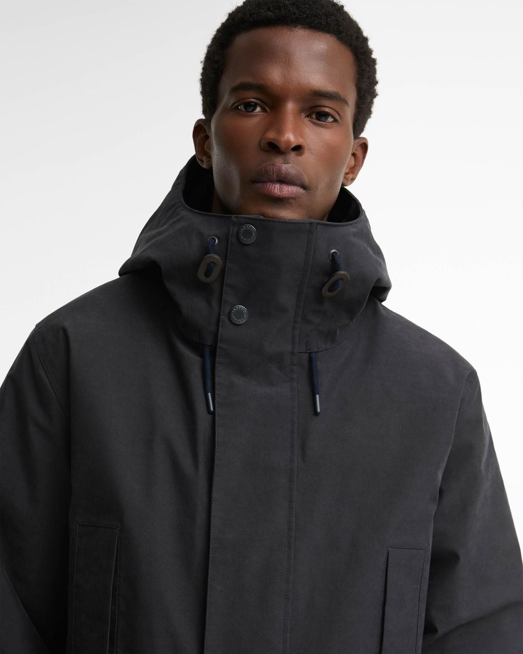 Barbour Black Northfield Winter Waterproof Parka for men