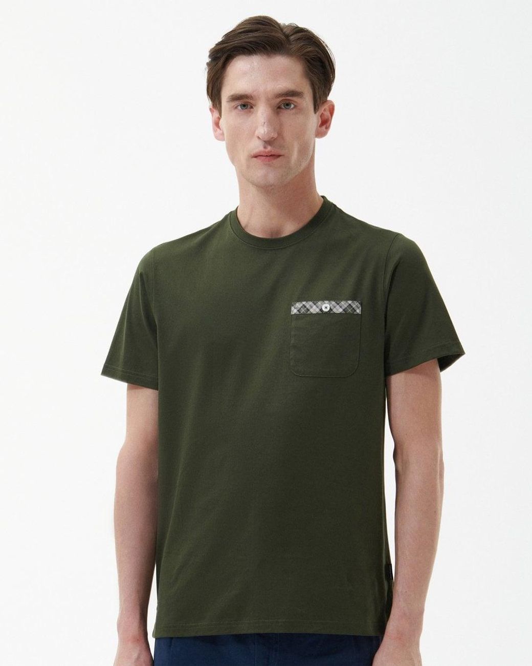 Barbour Green Durness Pocket T-Shirt Size: M for men