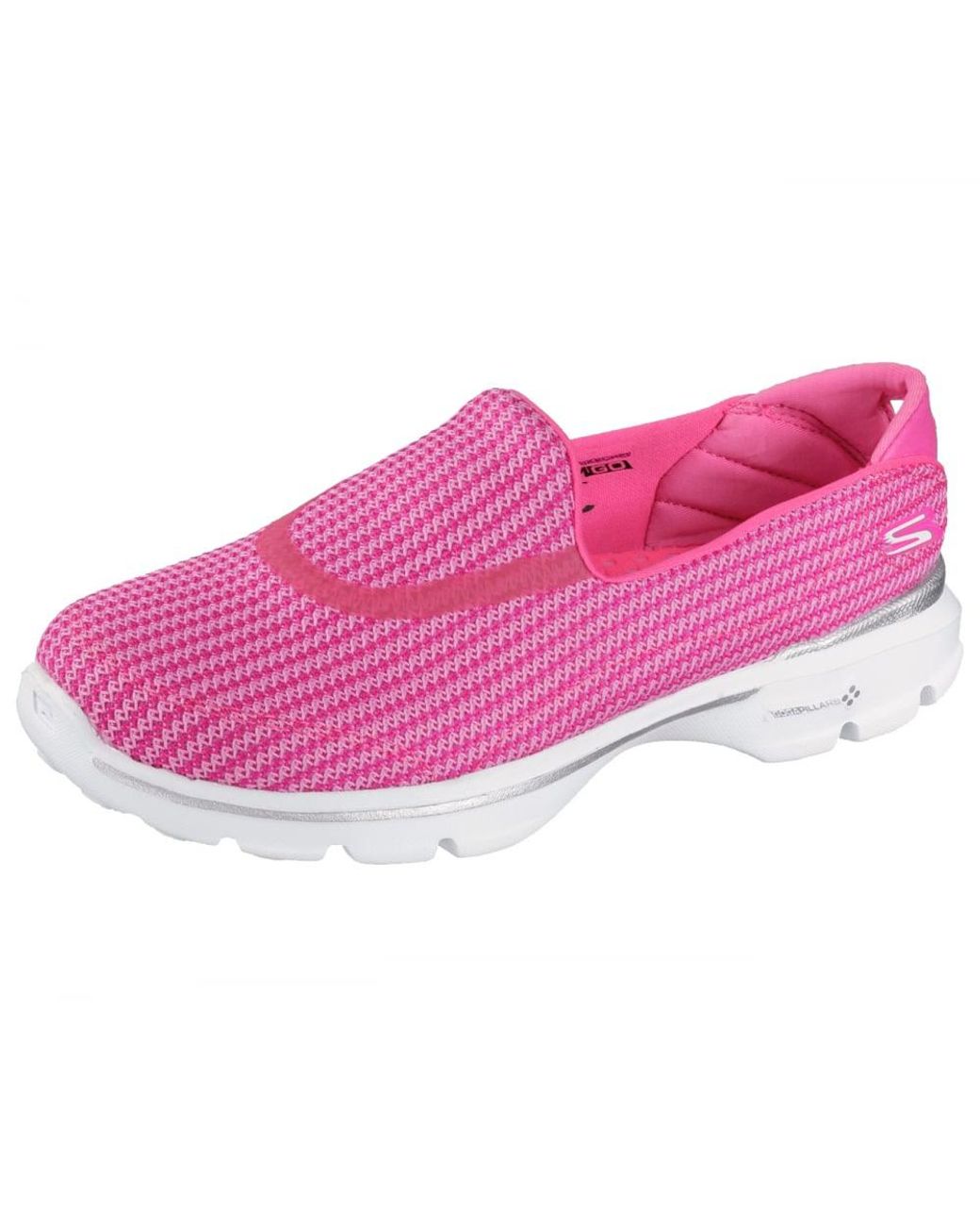 Skechers Go Walk 3 Athletic Sneakers in Pink | Lyst Australia