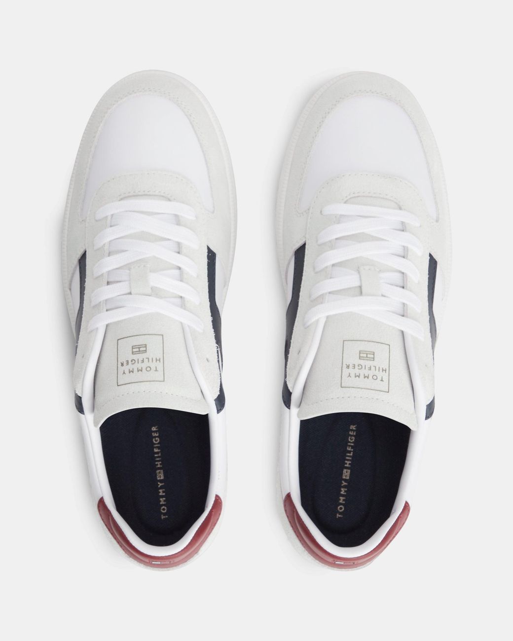 Tommy Hilfiger White Th Tribeca Mix Trainers for men