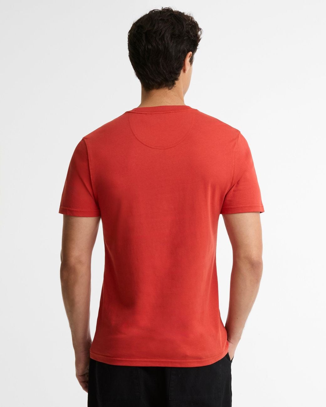 Barbour Red Small Logo T-Shirt for men