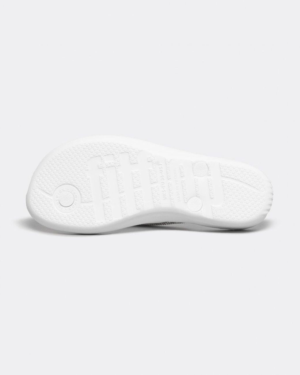 Fitflop White Iqushion Sparkle Flip-Flop