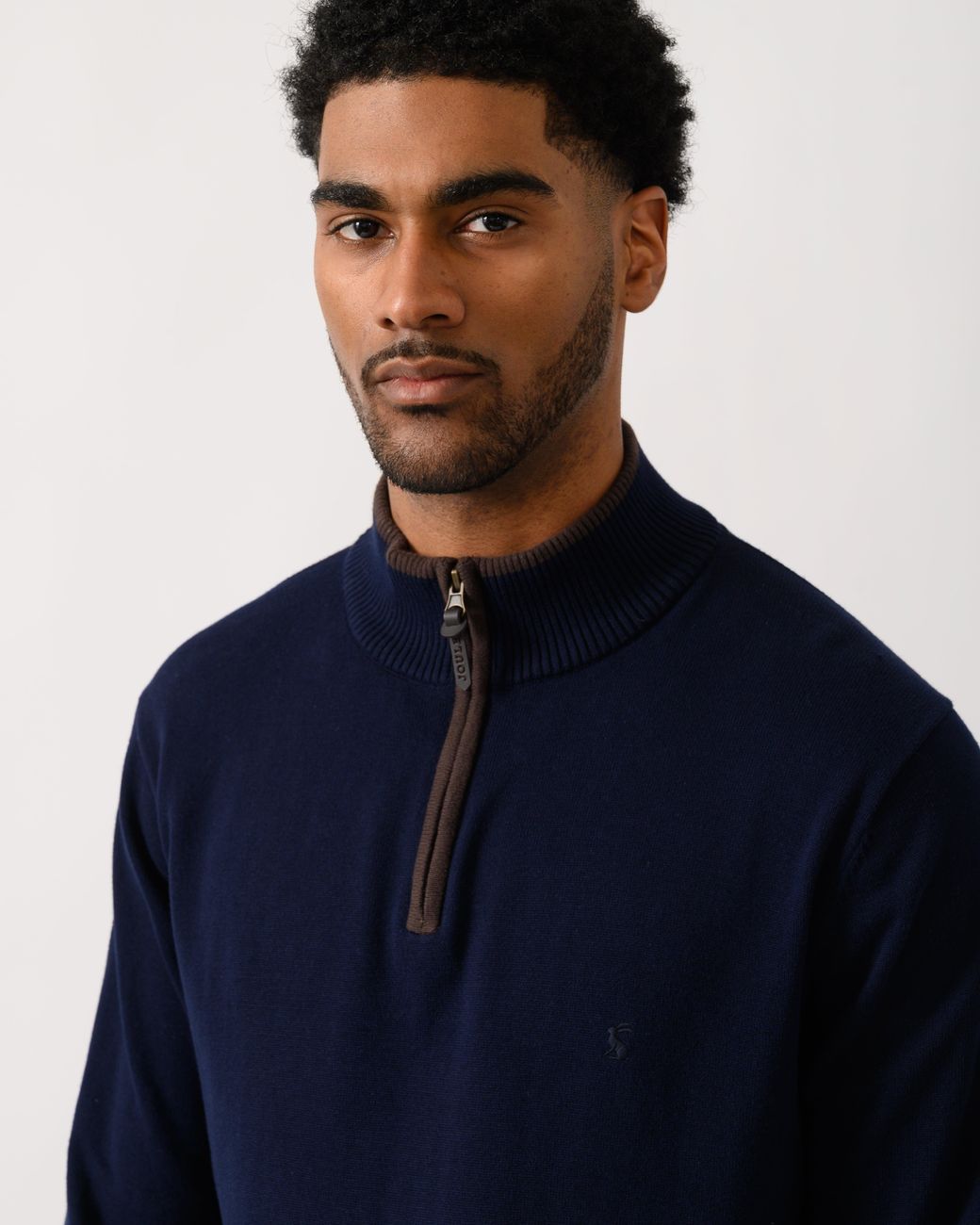 Joules Blue Hillside 1/4 Zip Jumper for men