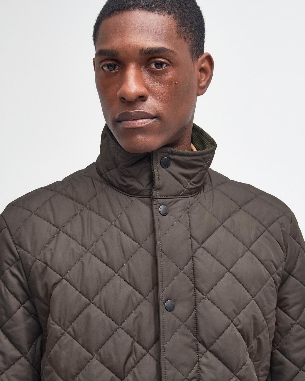 Barbour Gray Chelsea Sportsquilt Jacket for men