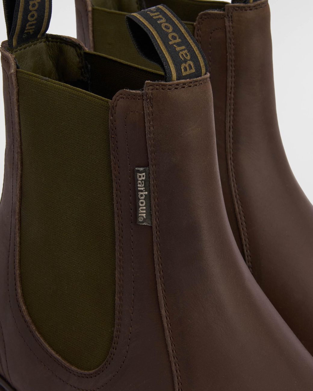 Barbour Brown Hale Chelsea Boots for men