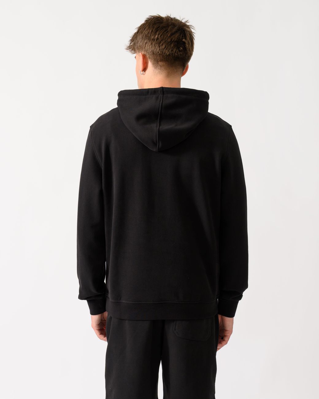 Belstaff Black Logo Hoodie for men