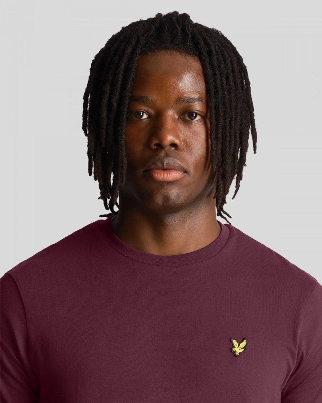 Lyle & Scott Purple Lyle & Scott Plain T-Shirt for men