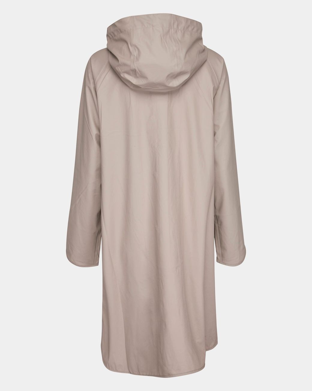 Ilse Jacobsen Natural Rain A-Line Rubberised Raincoat