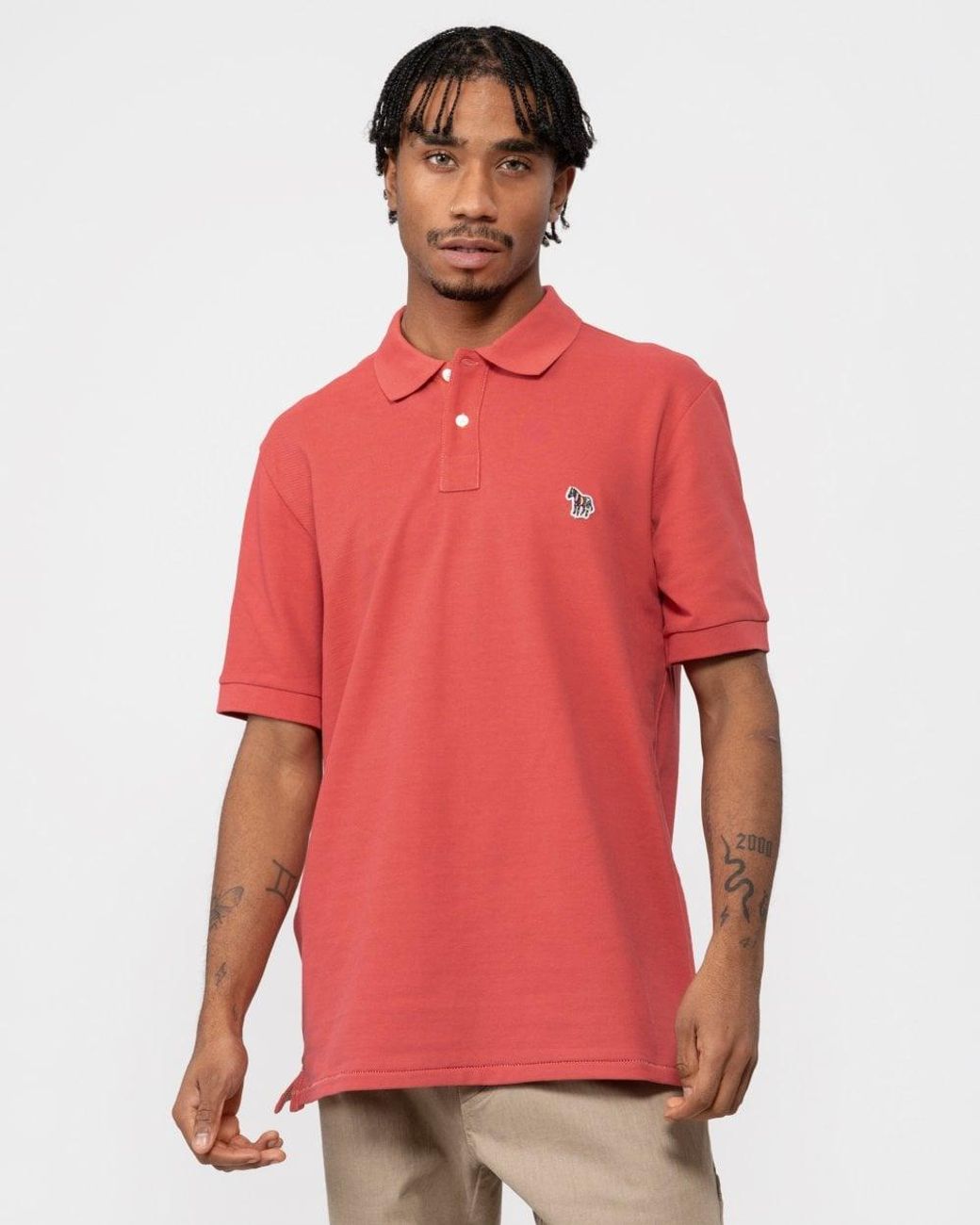 red paul smith polo