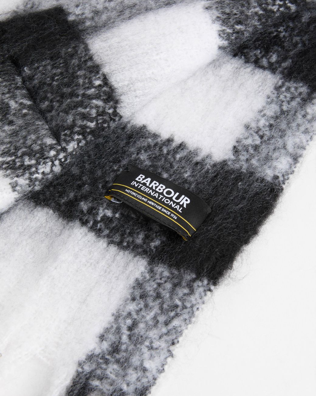 Barbour White Branton Scarf