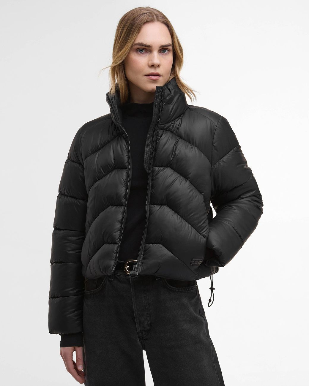 Barbour Black Cali Puffer Jacket
