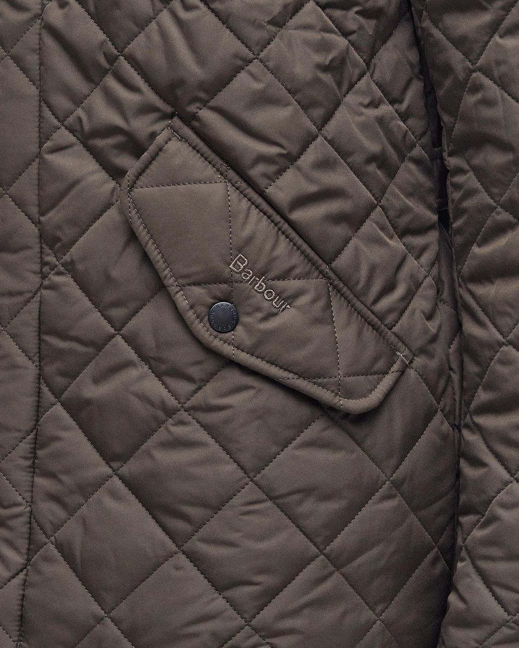 Barbour Gray Chelsea Sportsquilt Jacket for men