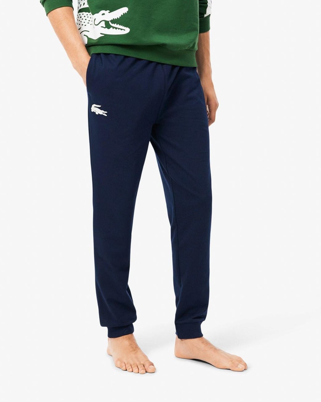 Lacoste Blue Fleece Loungewear Pants for men