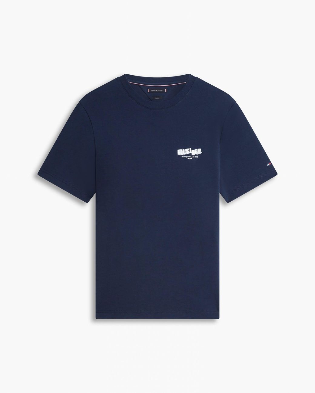 Tommy Hilfiger Blue Photo Print Hilfiger T-Shirt for men