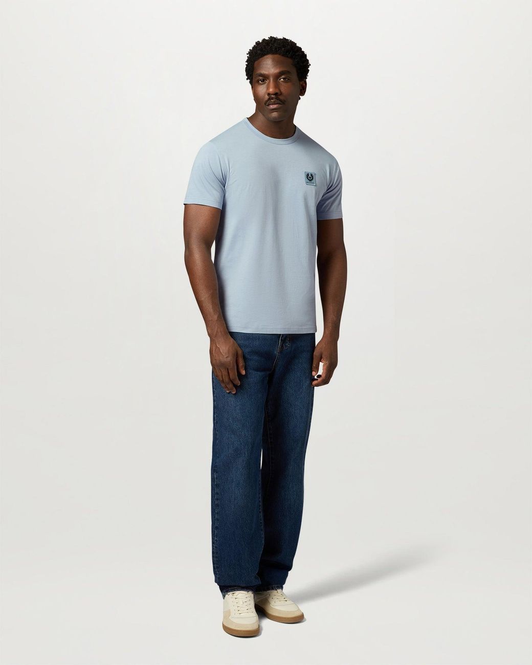 Belstaff Blue Icon Logo T-Shirt for men