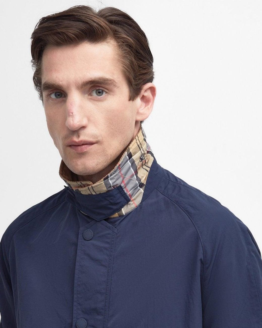 Barbour Blue Ashby Showerproof Jacket for men