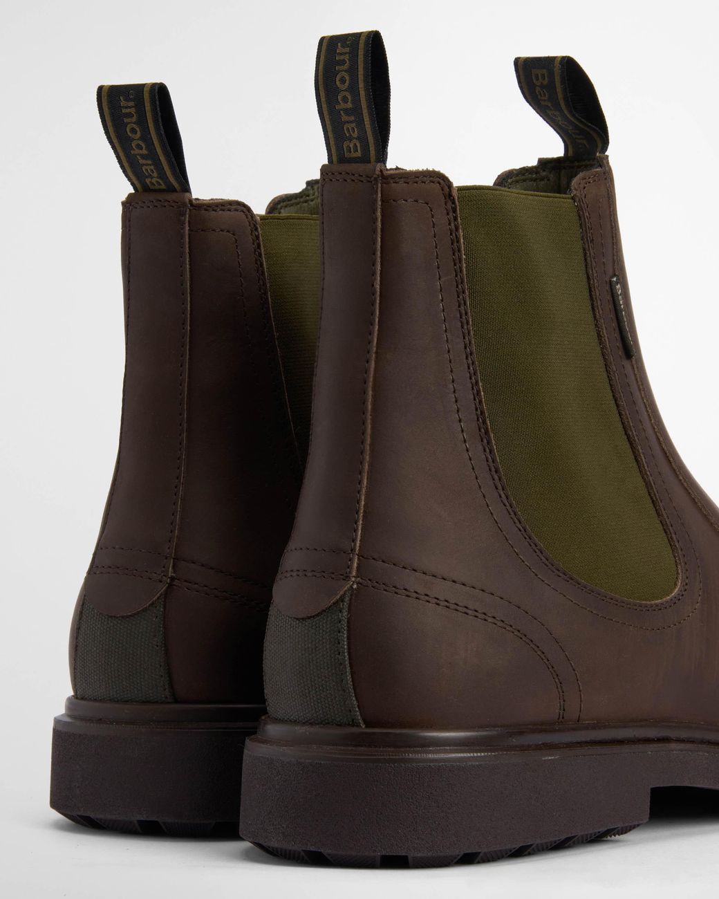 Barbour Brown Hale Chelsea Boots for men