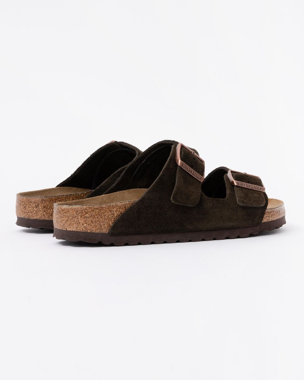 Birkenstock Brown Arizona Suede Leather Sandals
