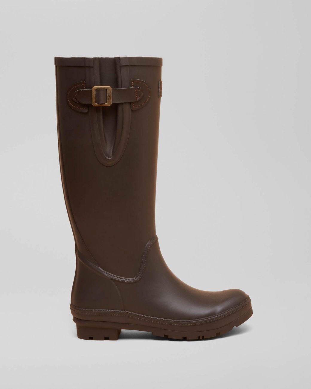 Joules Brown Houghton Fur Lined Adjustable Wellies