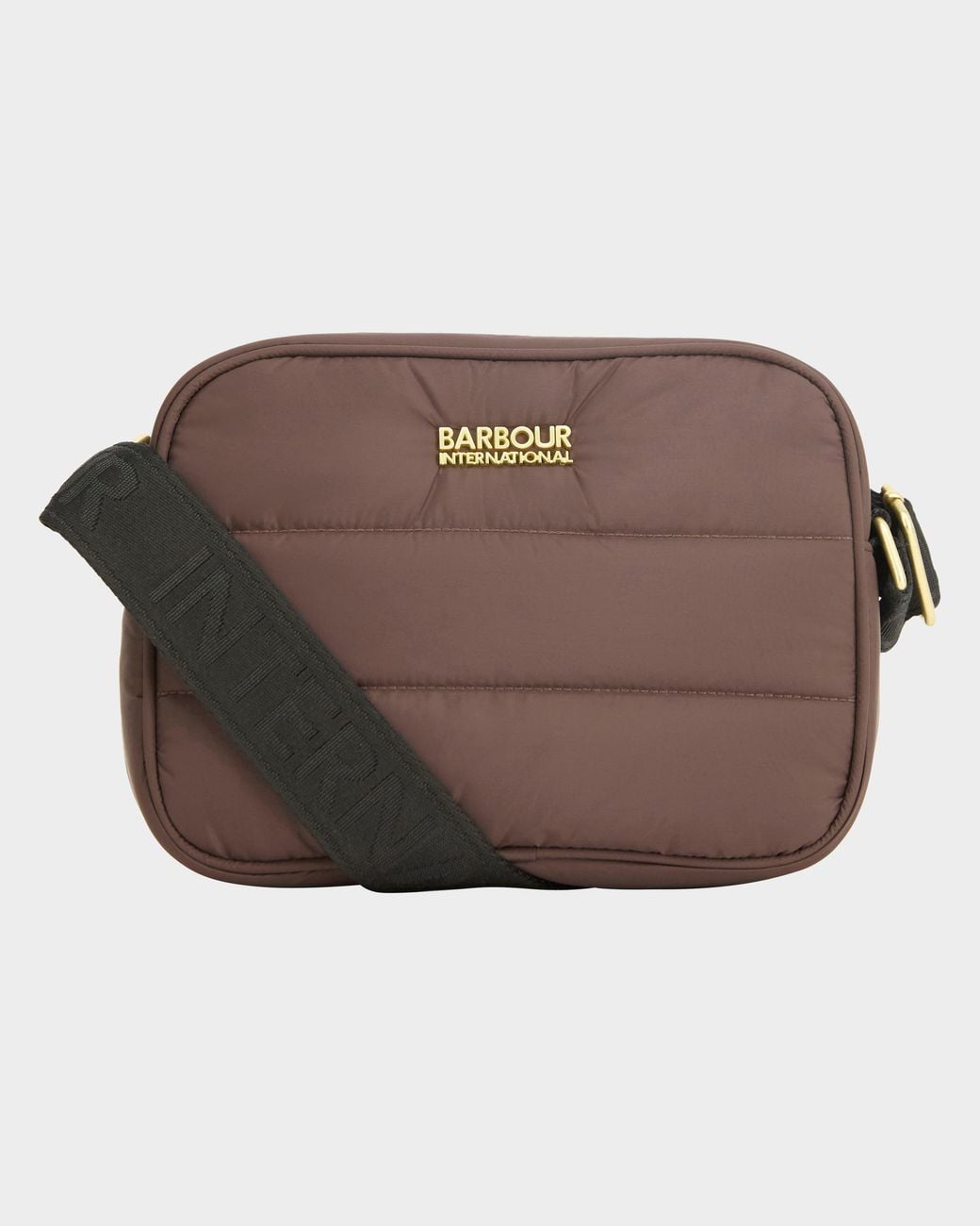 Barbour Brown Monaco Baffle Quilt Crossbody Bag