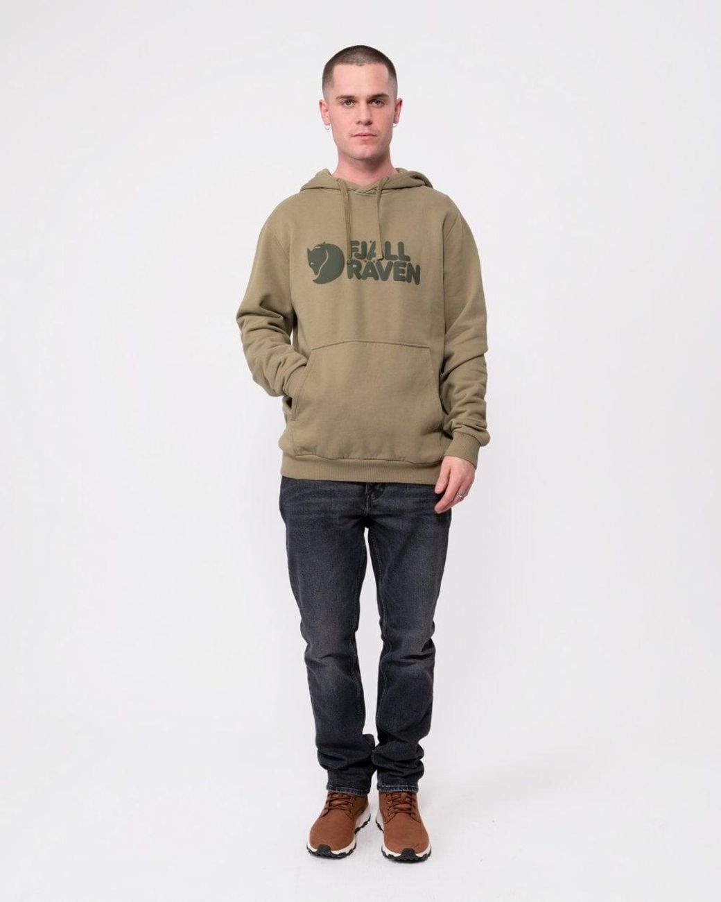 Fjallraven Natural Logo Hoodie for men