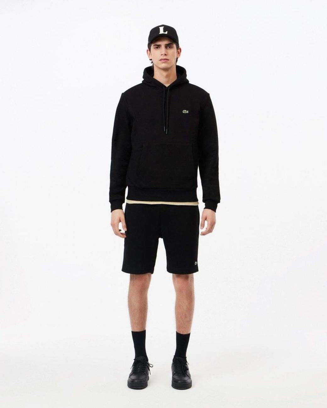 Lacoste Black Fleece Shorts for men