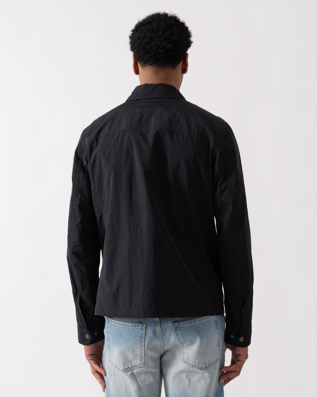 Belstaff Black Grid Overshirt for men
