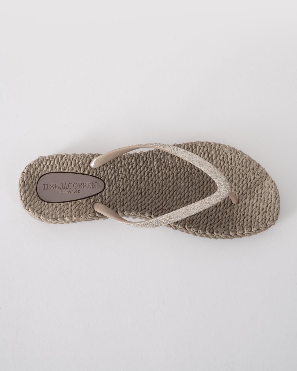 Ilse Jacobsen White Cheerful Glitter Flip Flops