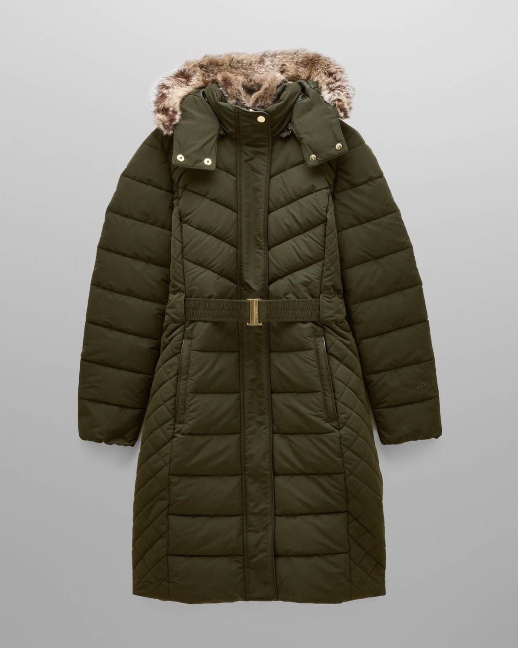 Joules Green Aspen Long Parka