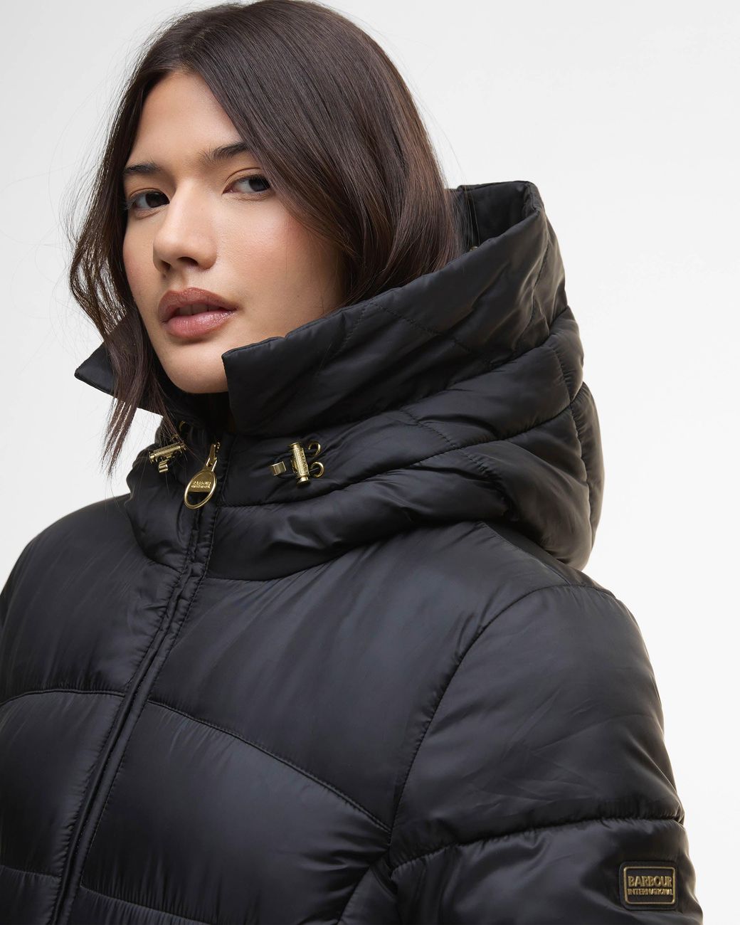 Barbour Black Anastasia Puffer Jacket
